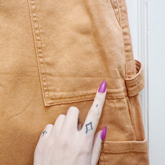 Lazy Oaf Cargo Pants Utility Style Orange - Picture 4 of 12